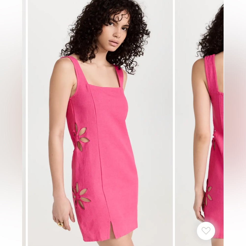 Tach Afrodita Linen Dress in
Magenta Size Large NWT